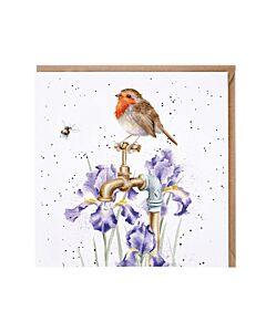 Wrendale Designs The Gardeners Guest Robin Card
